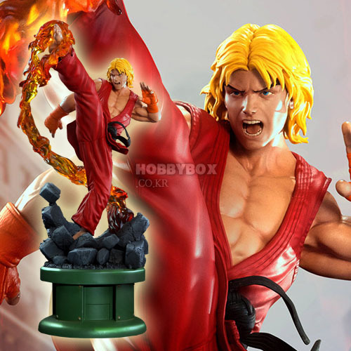 (예약마감) 켄 마스터(Ken Master) with Dragon Flame Ultra Statue / 스트리트 파이터(Street Fighter)