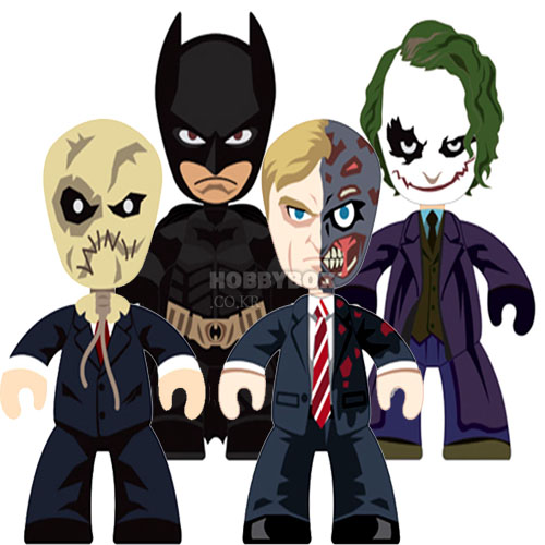 (예약마감) Batman, The Joker, The Scarecrow and Two Face 5cm Mini MEZ-ITZ 4 Pack / 다크나이트(The Dark Knight )