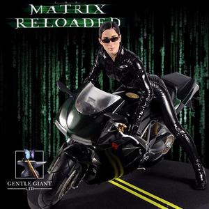 Matrix Reloaded - Trinity statue on bike