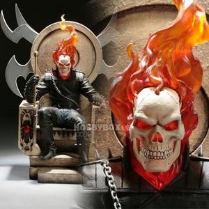 Ghost Rider on throne Comiquette