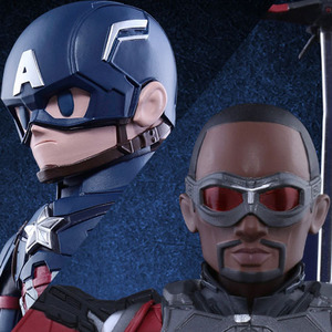 (입고) 캡틴 아메리카(Captain America) and 팔콘(Falcon) Artist Mix 보블 헤드(Bobble-Head) 토우마(Touma) 디자인 / 캡틴 아메리카(Captain America) : 시빌워(Civil War)