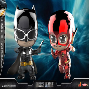 (예약마감) 배트맨(Batman) &amp; 플래쉬(The Flash) 메탈릭 컬러(Metallic color ver.) 코스베이비(Cosbaby) / 저스티스 리그(Justice League)